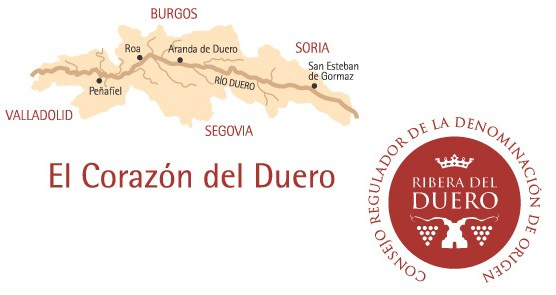 杜埃罗河谷标志the valley logo of Ribera del Duero